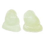 2x Jade Anhänger, Füßchen, Fuß, Schmuckteile, Schmuck DIY, 7946